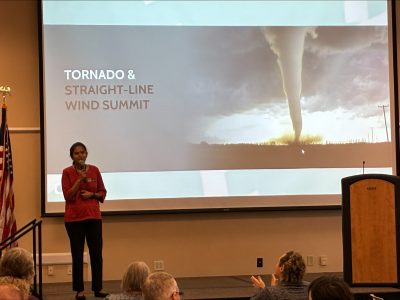 Monica Arul helps launch statewide tornado and straight-line wind summit