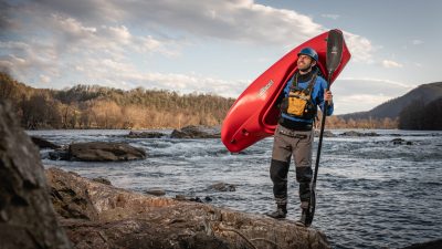 Tripp Shealy with Kayak