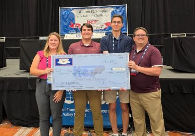 Virginia Tech civil and environmental engineering students win Southern District Institute of Transportation Engineers Traffic Bowl for the first time in program history