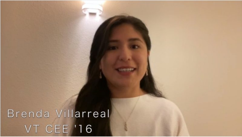 Brenda Villarreal, Class of 2016, Structural Engineer and Emergency Management Specialist 
